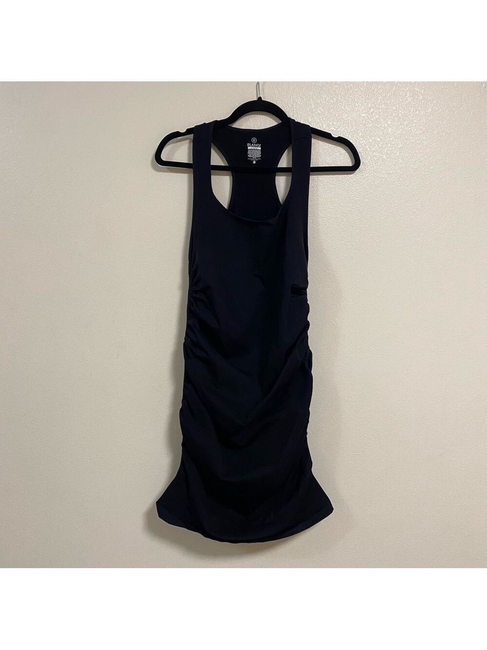 Blanqi Dress Women’s Size M/L Black Everyday Maternity Racerback Tank Dress